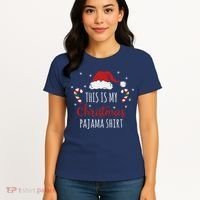 Christmas Pajama Shirt Women's T-Shirt thumb 4