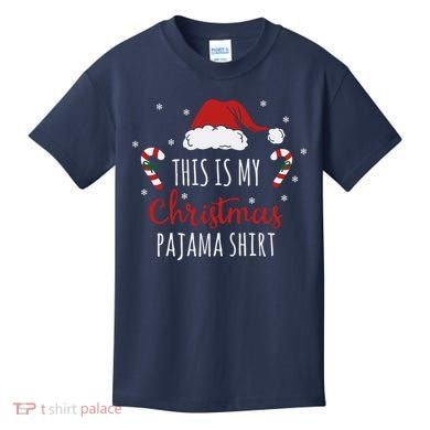 Christmas Pajama Shirt Kids T-Shirt
