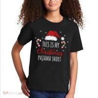 Christmas Pajama Shirt Kids T-Shirt thumb 2