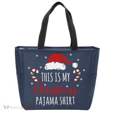 Christmas Pajama Shirt Tote Bag