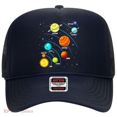 Colorful Planets Solar Systemss Boy Space Science Hat