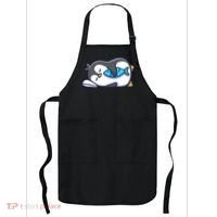 Cute Penguin Sleeping With Fish Apron thumb 0