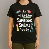 Childcare Provider Smilie Today Child Care Daycare Teacher T-Shirt thumb 4