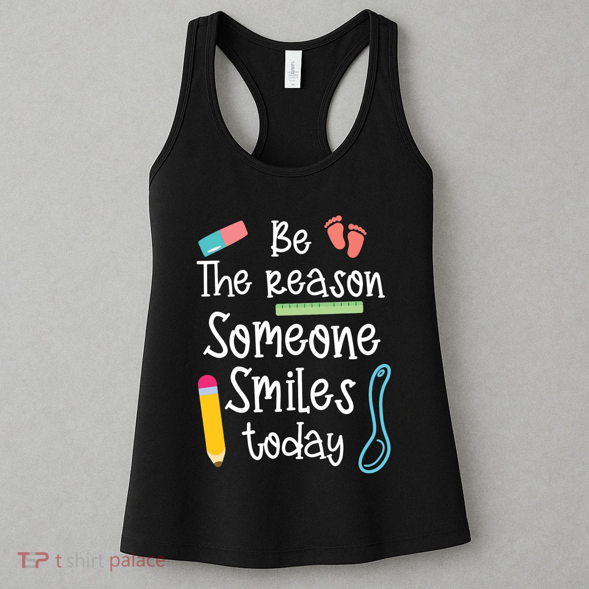 Childcare Provider Smilie Today Child Care Daycare Teacher Women's Tank Top