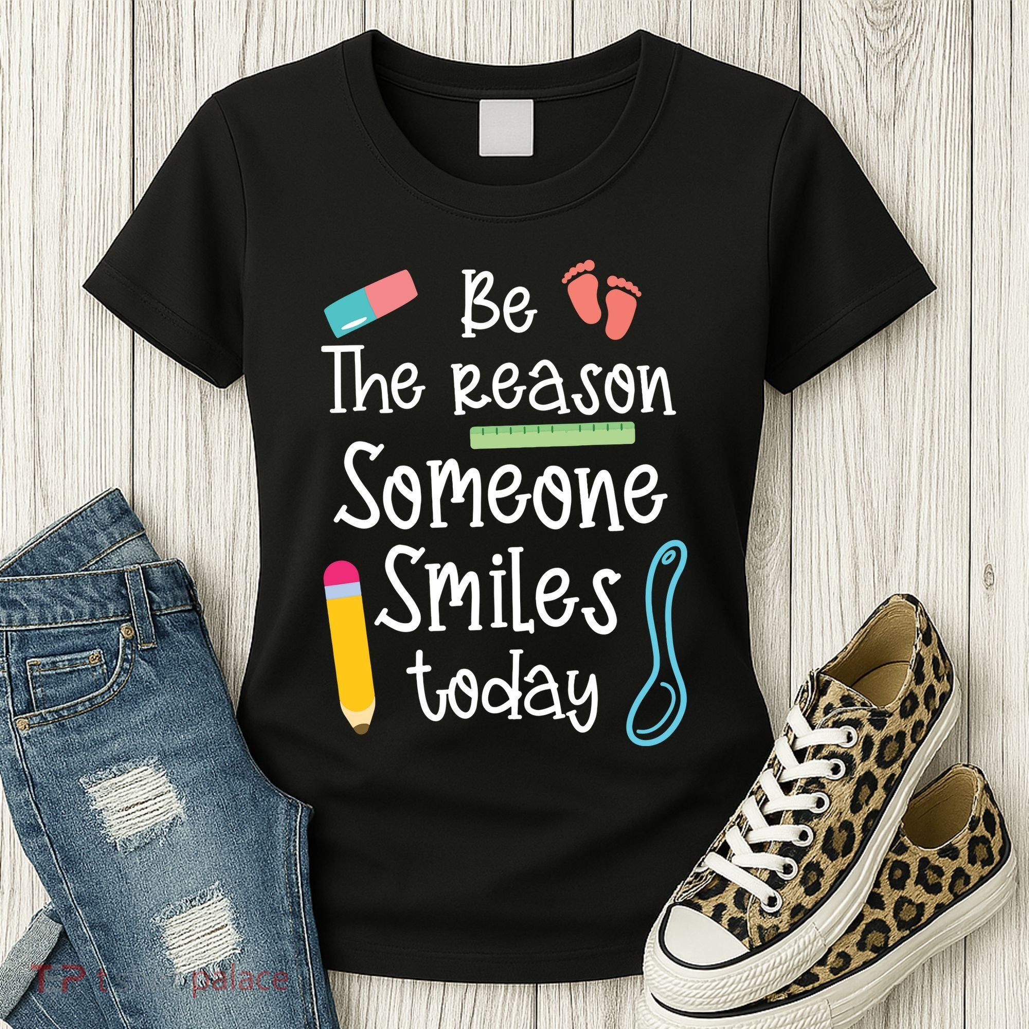Childcare Provider Smilie Today Child Care Daycare Teacher Women's T-Shirt