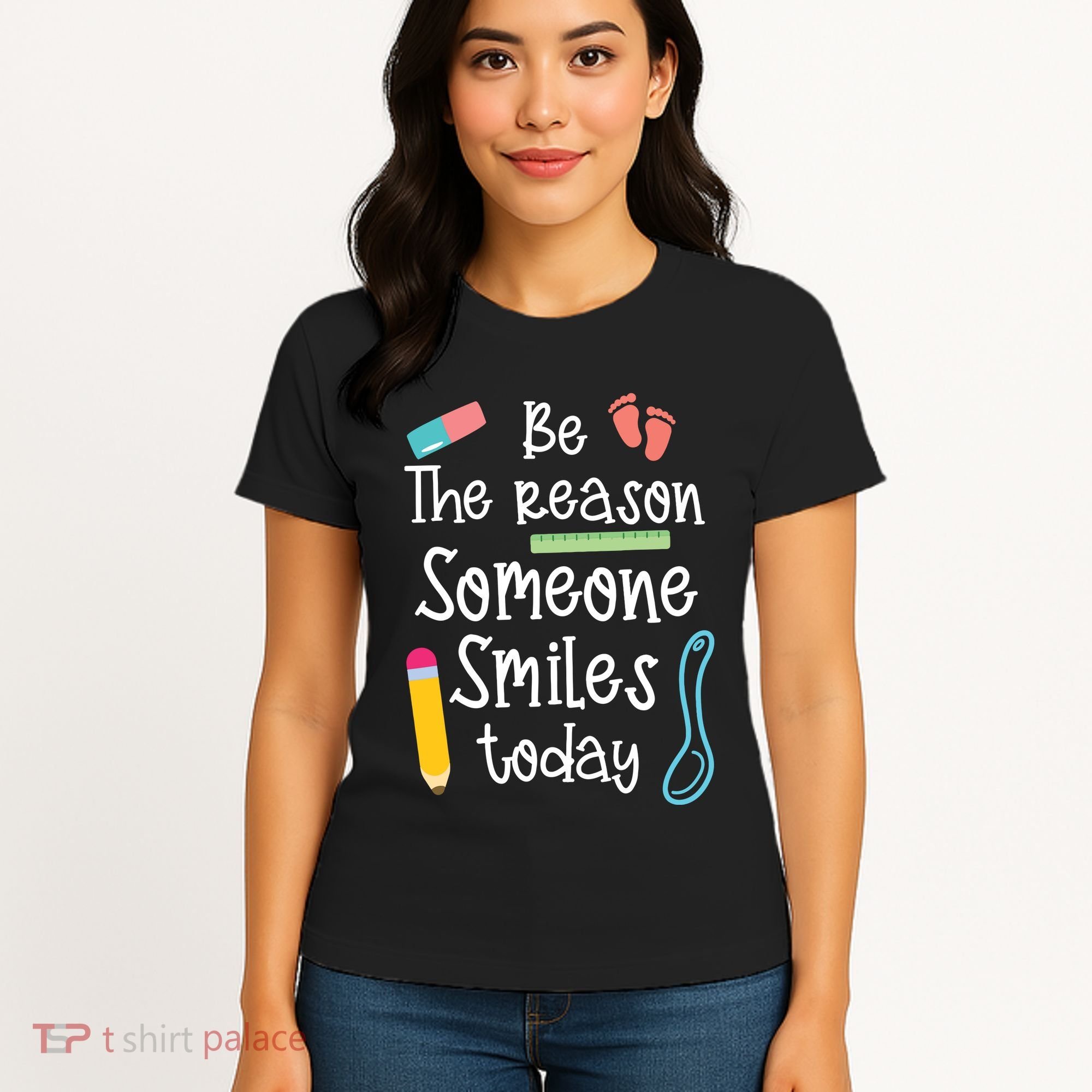 Childcare Provider Smilie Today Child Care Daycare Teacher Women's T-Shirt