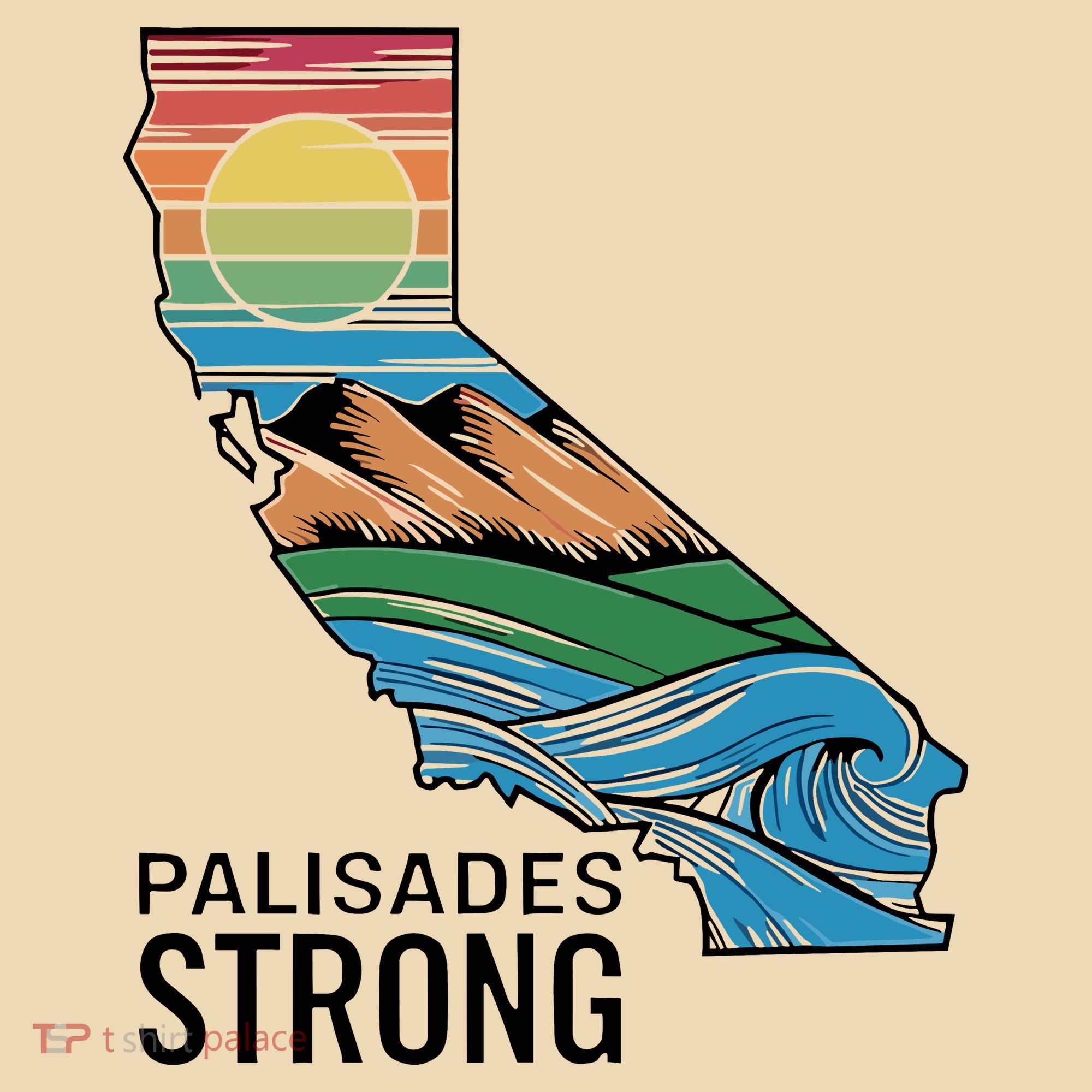 California Palisades Strong Tote Bag