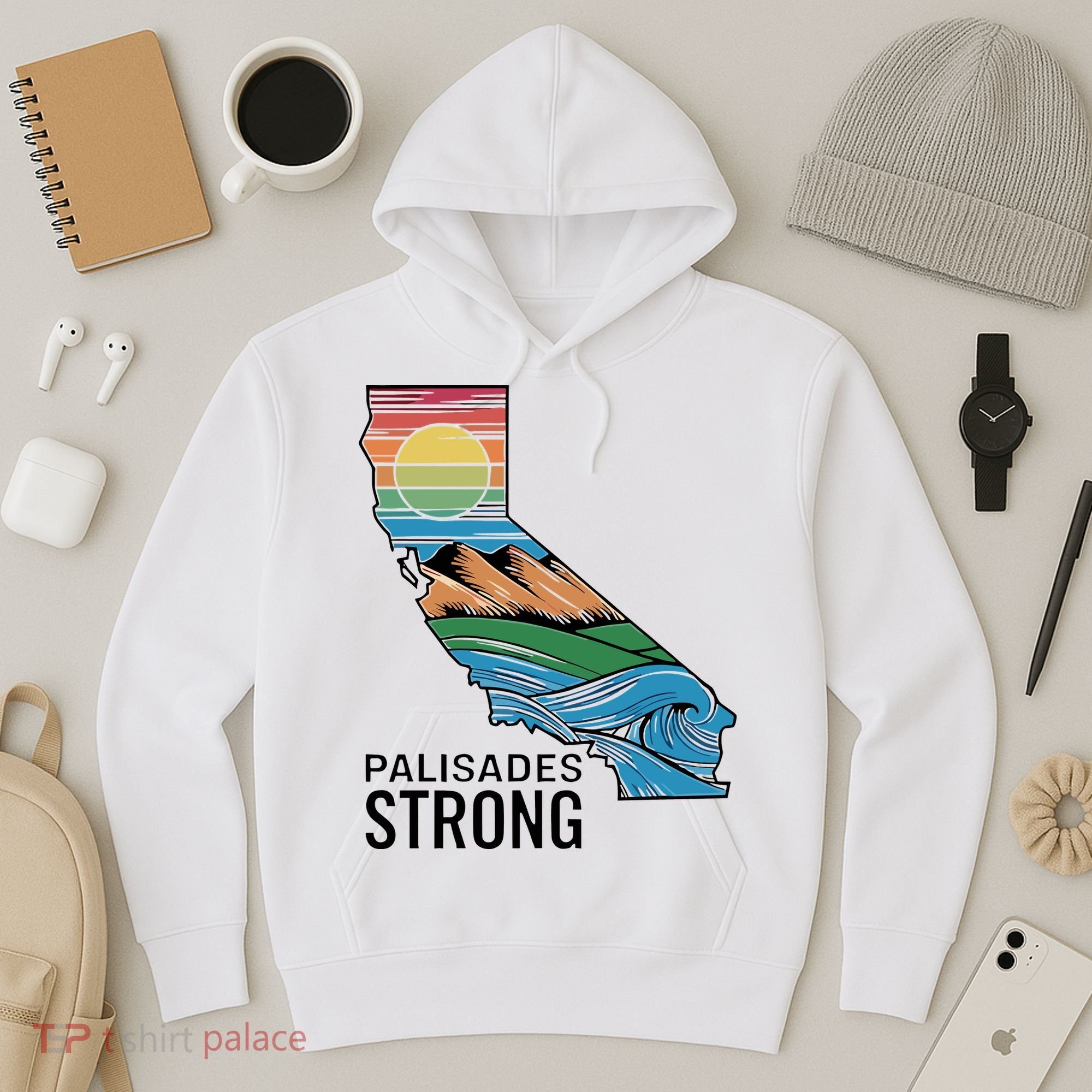 California Palisades Strong Hoodie