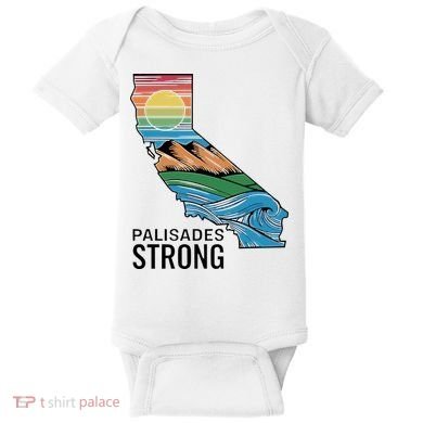 California Palisades Strong Baby Bodysuit