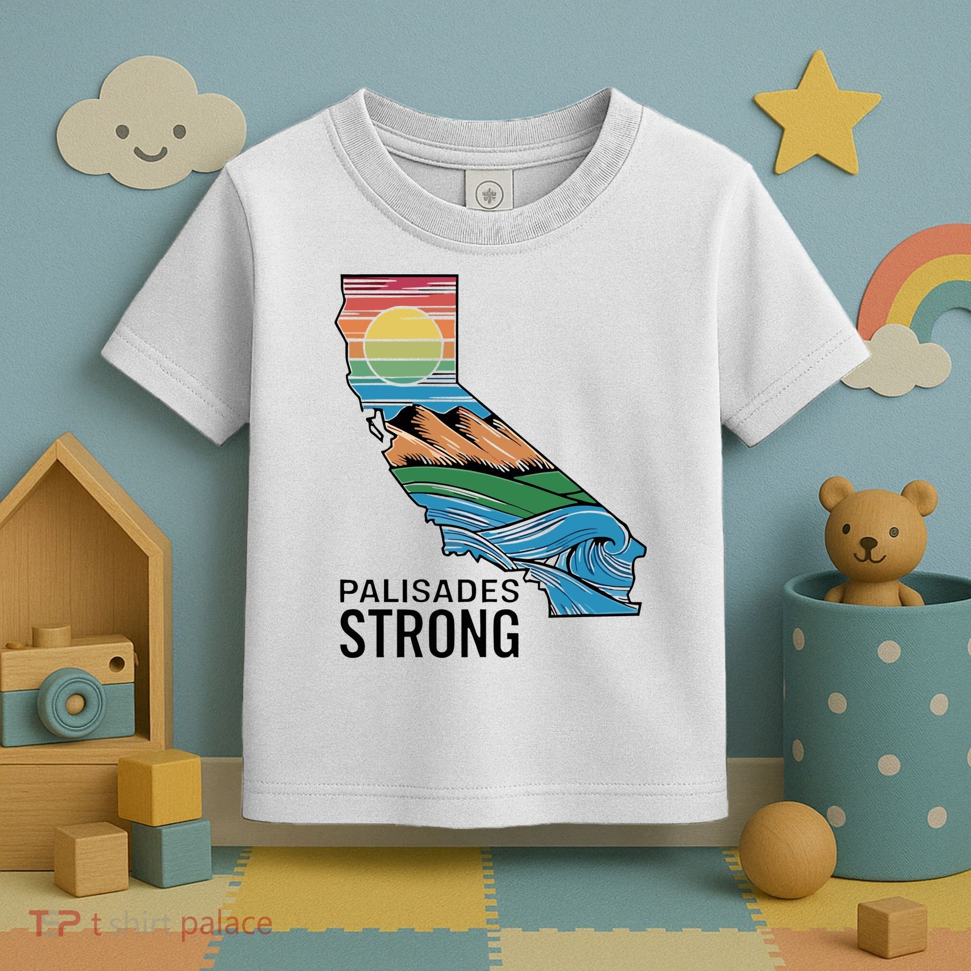 California Palisades Strong Toddler T-Shirt