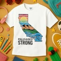 California Palisades Strong Kids T-Shirt thumb 3
