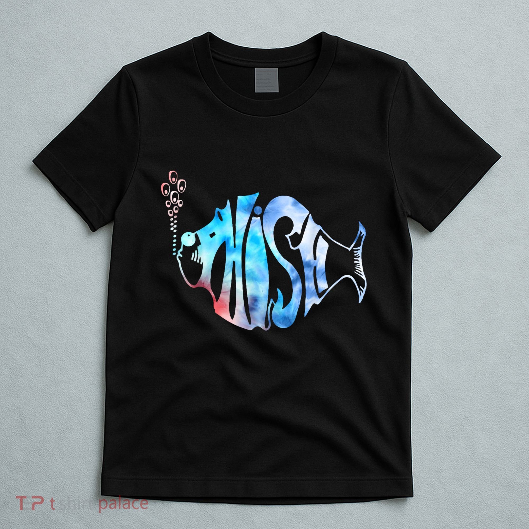 Colorful Phishjam Tiedye For Fisherman Fish Graphic T-Shirt