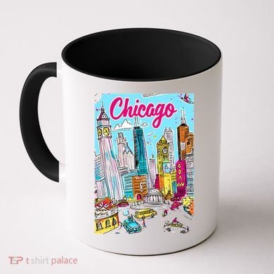 Chicago Preppy Travel Design Coffee Mug