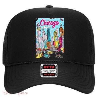 Chicago Preppy Travel Design Hat