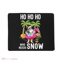 Christmas Palm Tree Santa Surfing Summer Beach Vacation Mousepad thumb 0