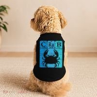 Crab Periodic Table Elements Seafood Crabbing Retro Crabber Doggie Tank thumb 2