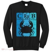 Crab Periodic Table Elements Seafood Crabbing Retro Crabber Sweatshirt thumb 0