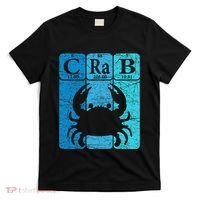 Crab Periodic Table Elements Seafood Crabbing Retro Crabber T-Shirt thumb 0