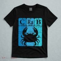 Crab Periodic Table Elements Seafood Crabbing Retro Crabber T-Shirt thumb 5