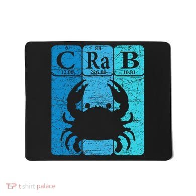 Crab Periodic Table Elements Seafood Crabbing Retro Crabber Mousepad