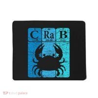 Crab Periodic Table Elements Seafood Crabbing Retro Crabber Mousepad thumb 0