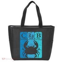 Crab Periodic Table Elements Seafood Crabbing Retro Crabber Tote Bag thumb 0