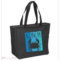 Crab Periodic Table Elements Seafood Crabbing Retro Crabber Tote Bag thumb 2