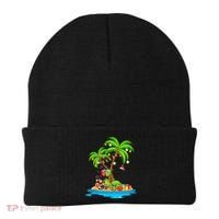Christmas Palm Tree Tropical Xmas Coconut Matching Family Gift Beanie thumb 0