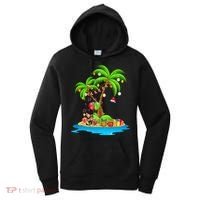 Christmas Palm Tree Tropical Xmas Coconut Matching Family Gift Women's Hoodie thumb 0