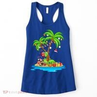Christmas Palm Tree Tropical Xmas Coconut Matching Family Gift Women's Tank Top thumb 0