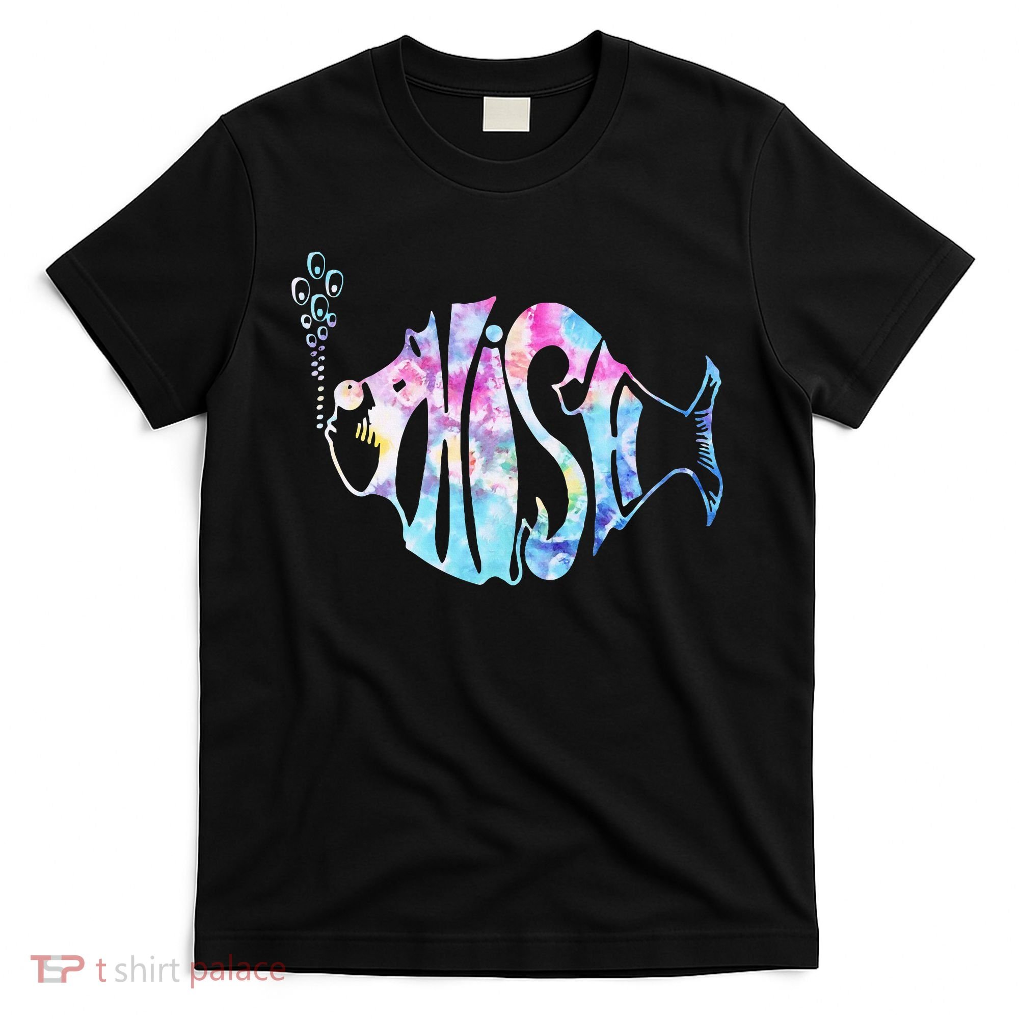 Colorful Phishjam Tiedye For Fisherman Fish T-Shirt