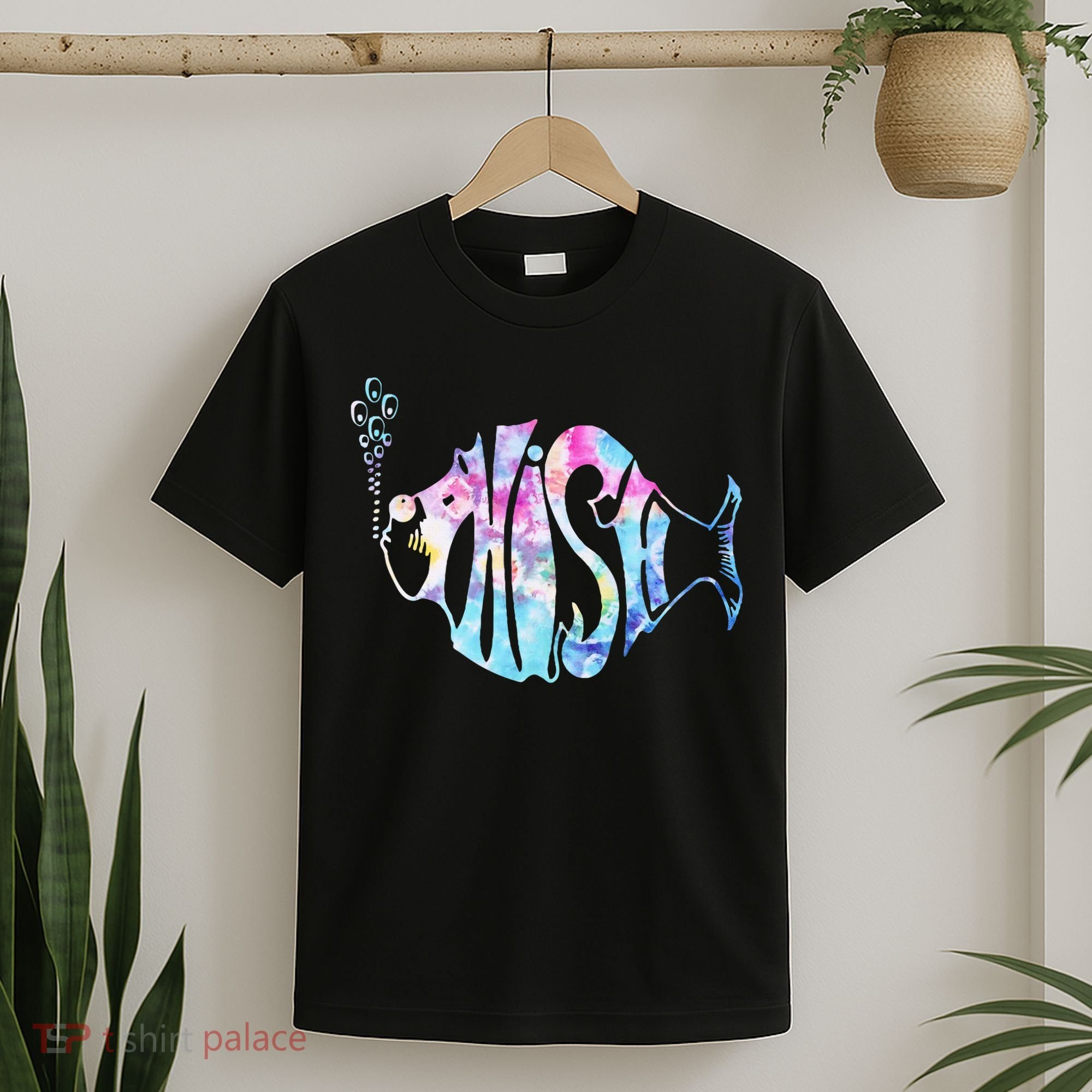 Colorful Phishjam Tiedye For Fisherman Fish T-Shirt