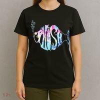 Colorful Phishjam Tiedye For Fisherman Fish T-Shirt thumb 4