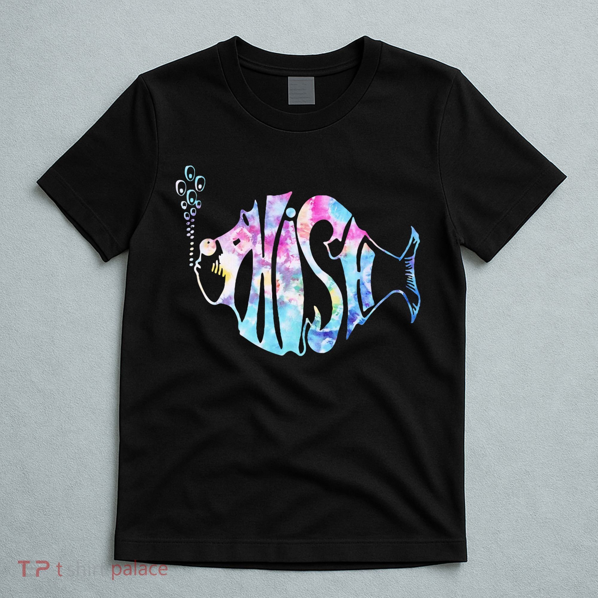 Colorful Phishjam Tiedye For Fisherman Fish T-Shirt