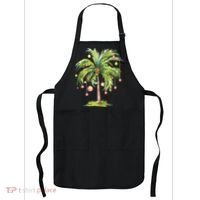 Christmas Palm Tree Tropical Christmas On The Beach Apron thumb 0