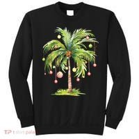Christmas Palm Tree Tropical Christmas On The Beach Sweatshirt thumb 0