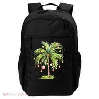 Christmas Palm Tree Tropical Christmas On The Beach Backpack thumb 0