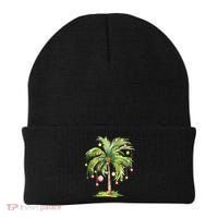 Christmas Palm Tree Tropical Christmas On The Beach Beanie thumb 0