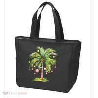 Christmas Palm Tree Tropical Christmas On The Beach Tote Bag thumb 3