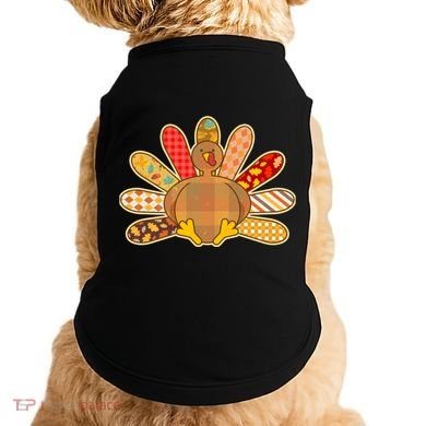 Cute Pattern Thanksgiving Turkey Doggie Tank