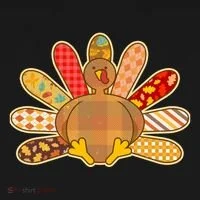 Cute Pattern Thanksgiving Turkey Bucket Hat thumb 4