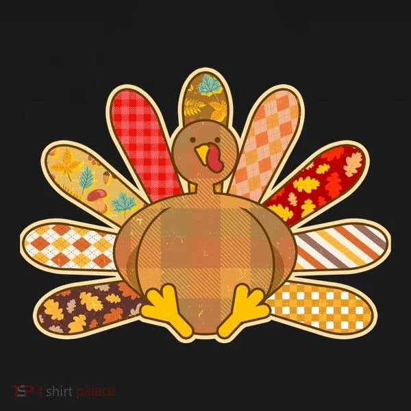 Cute Pattern Thanksgiving Turkey Bucket Hat