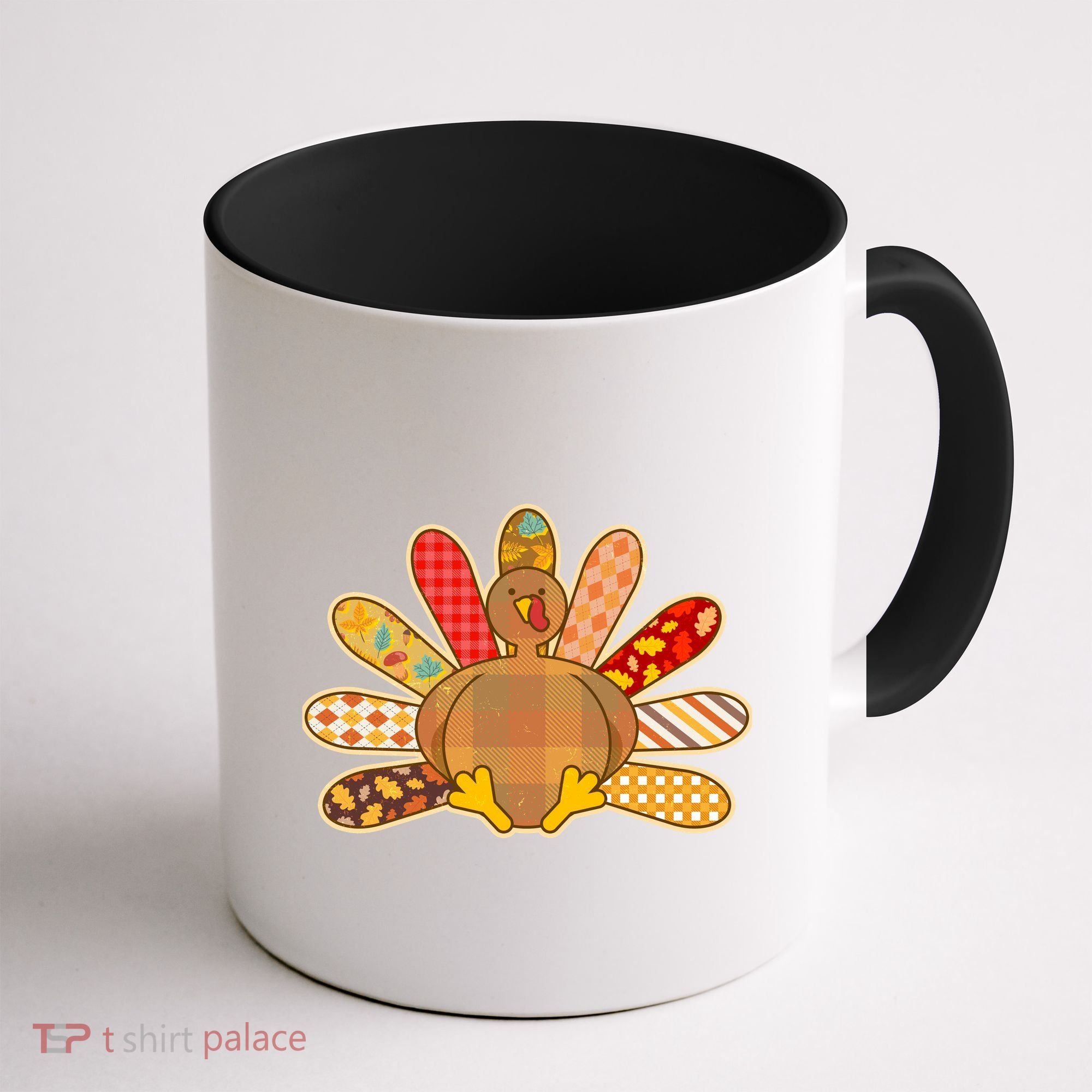 Cute Pattern Thanksgiving Turkey Coffee Mug