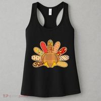 Cute Pattern Thanksgiving Turkey Women's Tank Top thumb 3