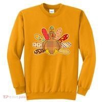 Cute Pattern Thanksgiving Turkey Sweatshirt thumb 0
