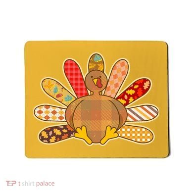 Cute Pattern Thanksgiving Turkey Mousepad