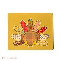 Cute Pattern Thanksgiving Turkey Mousepad thumb 0