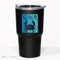 Crab Periodic Table Elements Seafood Crabbing Retro Crabber Tumbler thumb 0