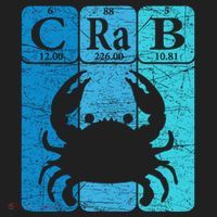 Crab Periodic Table Elements Seafood Crabbing Retro Crabber Tumbler thumb 3
