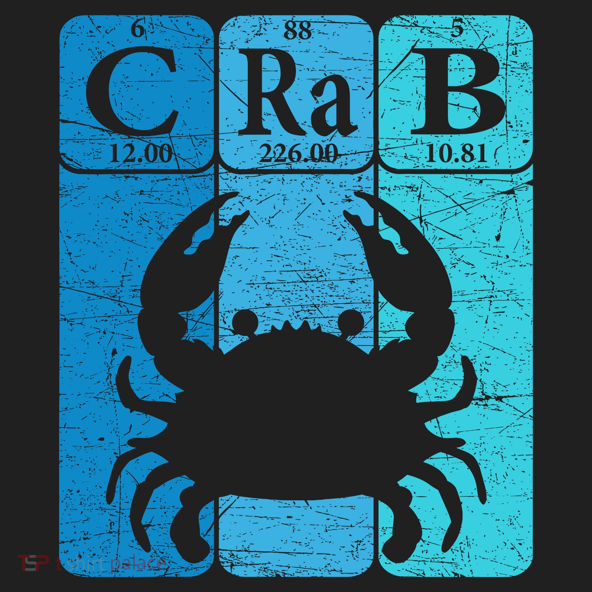 Crab Periodic Table Elements Seafood Crabbing Retro Crabber Tumbler